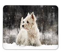 West Highland White terrier mouse pad -- gomma antiscivolo mouse --- vale per giochi, casa, scuola, ufficio mouse pad