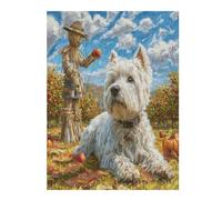 West Highland White Terrier Puzzle 500 Pezzi Rompicapo Per Ragazzi Cute Animal Pets Gioco Educativo Sfida Intelligenza Creativa Idea Regalo Per Figlio A Natale 500 PCS