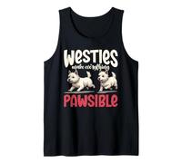 West Highland White Terrier Westie Canotta