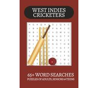 West Indies Cricketers Word Search Puzzle Book: Word Searches with Easy to Read Print about West Indies Cricket, West Indies, Cricket and more | 6x9 ... . Gift for Vacations, Holiday and Free Times