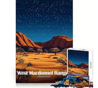 West MacDonnell Ranges, Australia Puzzle da 1000 pezzi per adolescenti Attività cerebrale con il puzzle Tempo ben speso Bordi puliti Regalo speciale (38x52cm)