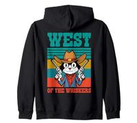 West Of The Whiskers, Cowboy Cat, sceriffo Felpa con Cappuccio