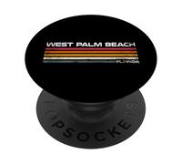 West Palm Beach Florida Design retrò West Palm Beach FL PopSockets PopGrip Adesivo