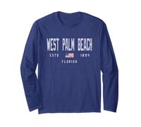West Palm Beach Florida Field/West Palm Beach FL Maglia a Manica