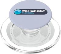 West Palm Beach Logo Emblema - West Palm Beach Florida PopSockets PopGrip per MagSafe