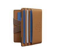 WEST® - Portafoglio Magic Thin con tasca per monete, sabbia, with coin pocket, Portafoglio RFID