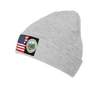 West Virginia And America Unisex Berretto Invernale Caldo Berretto Beanie in Maglia Elastico Skull cap per Bici Corsa Moto