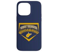West Virginia Baseball Shield Art WV Travel Team giocatore di palla Custodia per iPhone 14 Pro Max