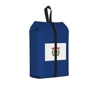 West Virginia - Borsa organizer da viaggio per scarpe da uomo e donna, con bandiera dello Stato della Virginia occidentale, per palestra, campeggio, 1 pezzo., One Size, Organizer per borse