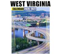 West Virginia Calendar 2026 - 2027: Live Inspired With Monthly Planner Jan 2026 To Dec 2027 Gorgeous Photos Us Holidays Perfect For Gifting