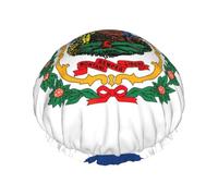 West Virginia - Cuffia da doccia leggera con stampa bandiera dello stato del West Virginia, per donne e uomini, cappello morbido e cuffia per capelli da bagno