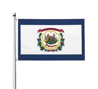 West Virginia Flag Bandiera Da Giardino Robuste Bandiera Per Feste Interno Prato 3X5Ft
