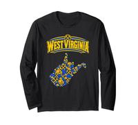 West Virginia - Piccone per minatore di Carbone Maglia a Manica