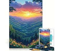 WEST VIRGINIA Puzzle per adolescenti 1000 pezzi Gioco stimolante per la mente Assemblaggio sicuro e stabile Attività di condivisione per i propri cari (50x75cm)