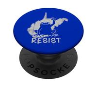 West Virginia resistere alla protesta delle rane No Kings Day PopSockets PopGrip Adesivo
