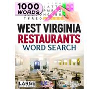West Virginia Restaurants Word Search: Large Print