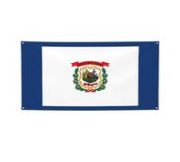 West Virginia State Flag Print Versatile Party Banner,Migliori bandiere banner per eventi,Decorazioni per feste di compleanno