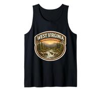 West Virginia The Mountain State Souvenir Viaggio Memorabilia Canotta