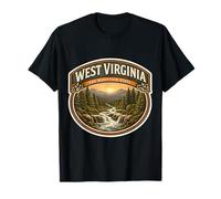 West Virginia The Mountain State Souvenir Viaggio Memorabilia Maglietta