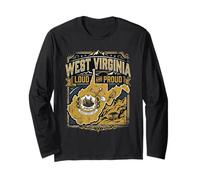 West Virginia USA Nato Allevato Maglia a Manica