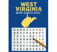 West Virginia Word Search Book: WV Seek and Find Book