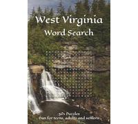 West Virginia Word Search: Word Searches with Easy to Read Print about West Virginia’s cities, landmarks, culture, and more | 6x9 inches, 110 pages | ... puzzle fans and West Virginia enthusiasts