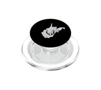 West Virginia WV Deer Hunting Shed Antlers Design PopSockets PopGrip per MagSafe