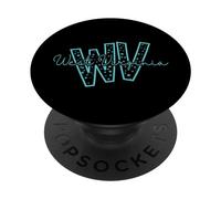 West Virginia WV Lettere Stati Uniti America PopSockets PopGrip Adesivo