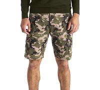 westAce Pantaloncini cargo da uomo, 100% cotone, 6 tasche, stile chino, estate, lavoro, sicurezza, essenziale, per tutta la vita, 32-44, Verde oliva mimetico, 58