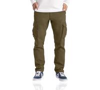westAce Pantaloni cargo da uomo da lavoro Combat di sicurezza cargo con 6 tasche completi taglia 32-44, cachi, 36W/30L