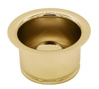 Westbrass Flangia e tappo per lo smaltimento dei rifiuti del lavandino della cucina, in ottone lucido, A2082-01 8,8 cm