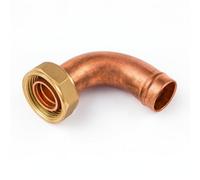 Westco 22 x 3/4" connettore rubinetto piegato - anello di saldatura gomito rubinetto raccordo (SR63) - rame & ottone
