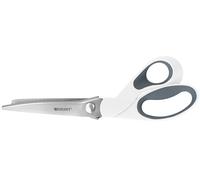 Westcott 15983-001 Serrated Scissors, ergonomic handle, 24.2 cm, white/grey