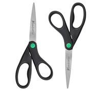 Westcott 20,3 cm Kleenearth dritto forbici cesoie, 2 pezzi (15179) 20 cm Single Black