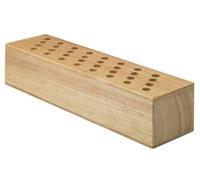 Westcott Acme United 112Tidy 00 - Blocco portaforbici in legno, 32 fori, senza a