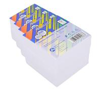 Westcott Blocco note bianco 800 fogli ricarica | Blocco note con fogli bianchi 9 x 9 cm | Ricarica per dispenser | Carta certificata FSC 80 g/m² | E-1733199 00 (Confezione da 4)