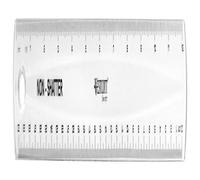 Westcott E-10120 00 Righello in plastica infrangibile, scala in cm e pollici, 30 cm, trasparente
