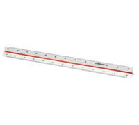 Westcott E-10162 00 Righello architetto 2, plastica, 30 cm, bianco