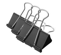 Westcott E-10705 00 graffette pieghevoli, 50 mm, nero, confezione da 36, in metallo, robuste e riutilizzabili