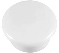 WESTCOTT E-10800 00 - Magneti adesivi, 15 mm, rotondi, 10 pz, colore: Bianco