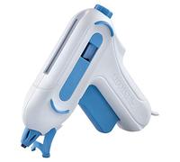 Westcott E-16758 00 - Mini Pistola per Colla a Caldo, con 2 Stick di Colla, Bianco/Blu