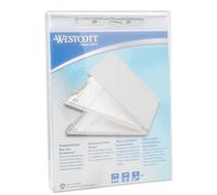 Westcott E-17002 00 Scatola porta moduli in alluminio, DIN A4 con scomparto e ri