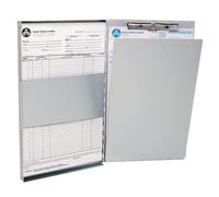 Westcott E-17004 00 Aluminium form holder box, A4, internal clipboard, laterally