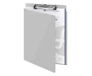 Westcott E-17005 00 Cartellina in alluminio, DIN A4, con chiusura di protezione e occhiello per l’aggancio
