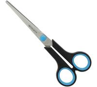 Westcott E-30271 00 Forbici Easy Grip, impugnatura in plastica, 18 cm, nero/blu, 12 pezzi