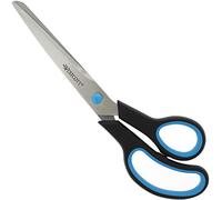 Westcott E-30293 00 Forbici Easy Grip, impugnatura in plastica, piegate 24,5 cm, nero/blu