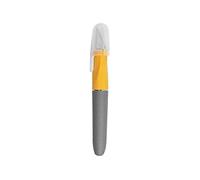Westcott E-30403 00 Scalpello Titanium manico Softgrip con cappuccio di protezione, grigio/giallo