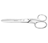 Westcott E-30872 00 Forbici completamente in acciaio Steel, punte arrotondate, 18 cm, Argento