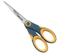 Westcott E-33670 00 Forbici Softgrip in Nitruro di titanio Non Stick, grigio/giallo, 18 cm