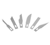 Westcott E-73001 00 Lame di ricambio per set di scalpelli, 6 lame differenti
